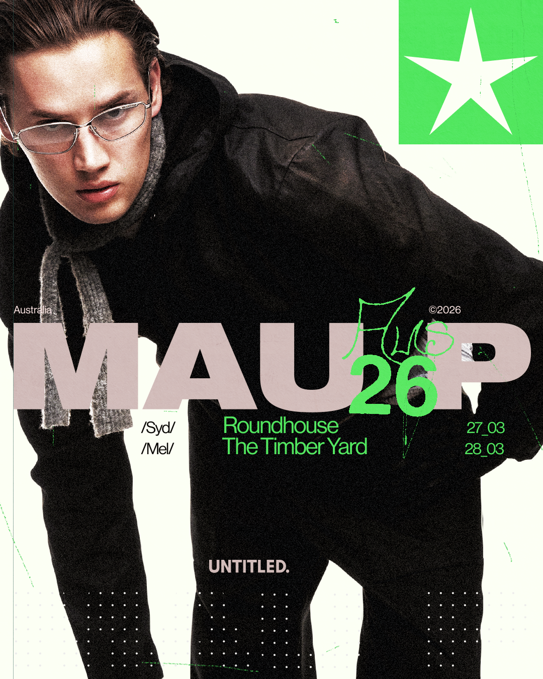 Mau P 2026 tour poster